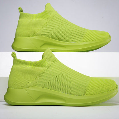 Kvinders Strikkede Sneakers Med Skridsikker Sål 9