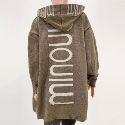 Kvinders Strikket Cardigan Stilig 3