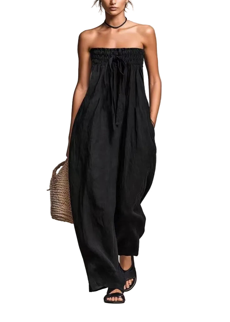 Kvinders Stropløs Jumpsuit Ærmeløs Casual 0