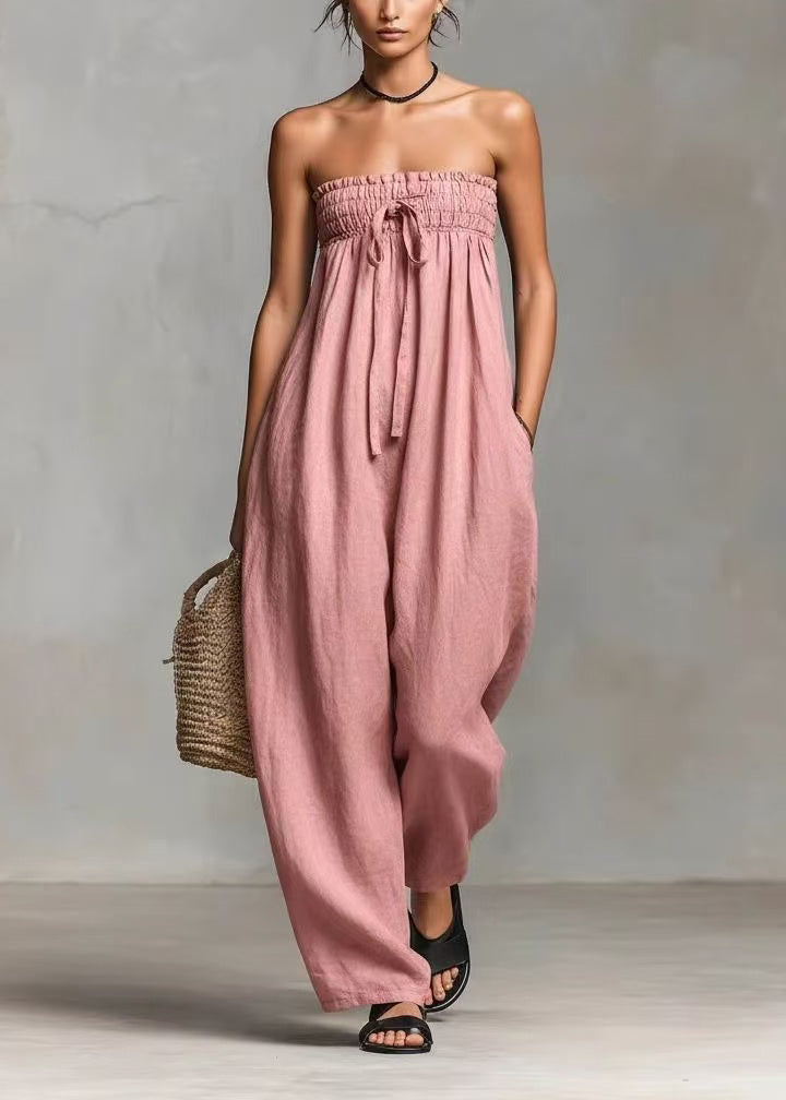 Kvinders Stropløs Jumpsuit Ærmeløs Casual 1