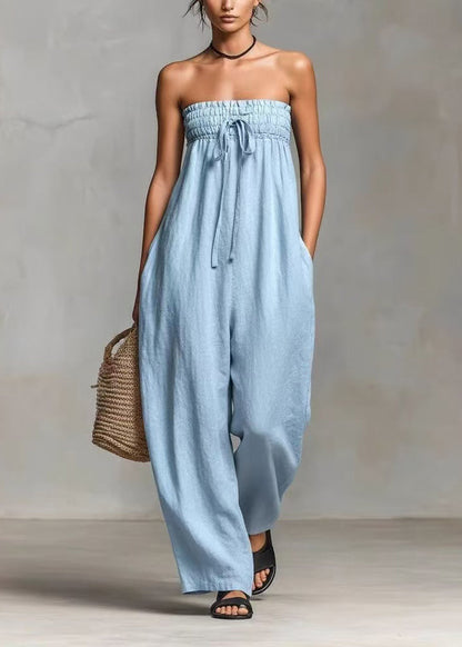 Kvinders Stropløs Jumpsuit Ærmeløs Casual 2