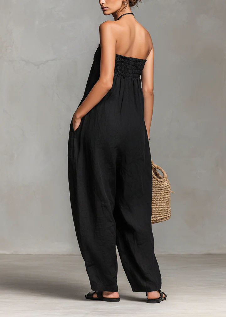 Kvinders Stropløs Jumpsuit Ærmeløs Casual 4
