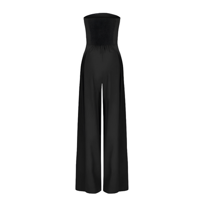 Kvinders Stropløs Jumpsuit Med Flydende Ben 3