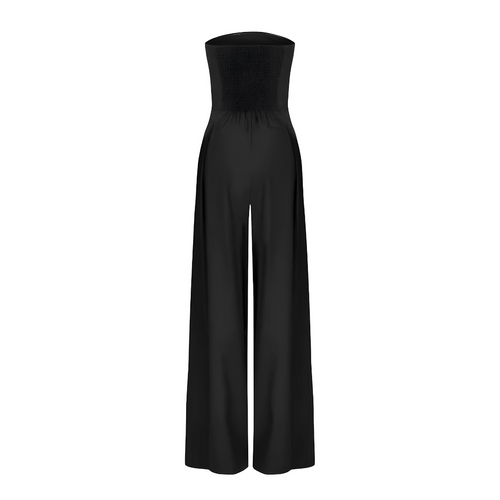 Kvinders Stropløs Jumpsuit Med Flydende Ben 3