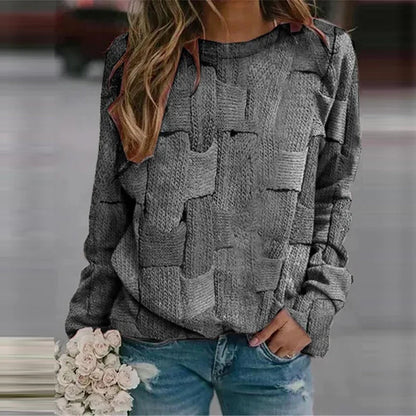 Kvinders Sweater Dristige Farver Modern Snit 1