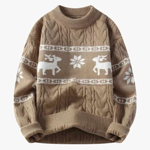 Kvinders Sweater Tidløs Ferietryksøm 0