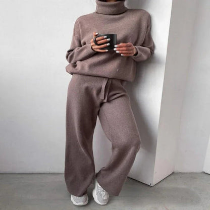 Kvinders Sweatersæt Rullekrave 1