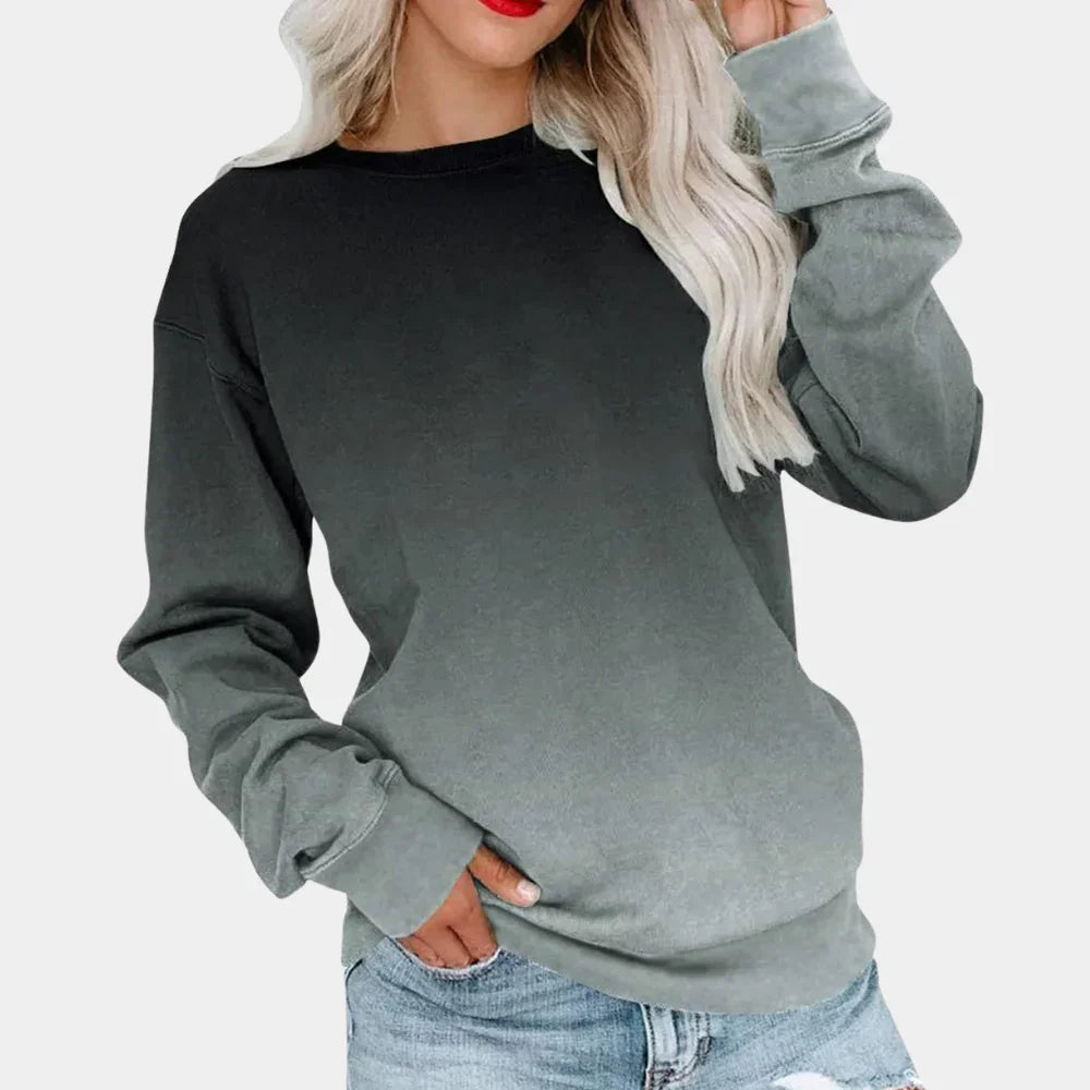 Kvinders Sweatshirt Gradient Design Moderne 0