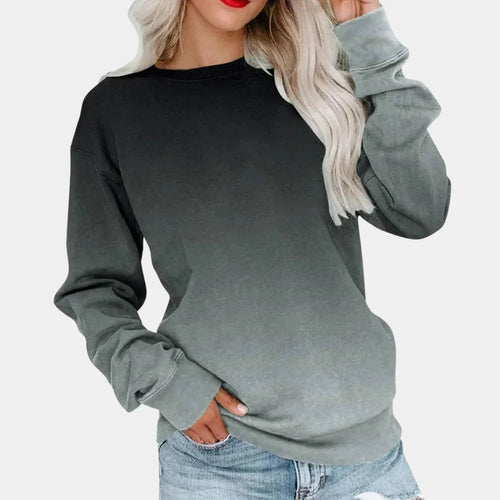 Kvinders Sweatshirt Gradient Design Moderne 0