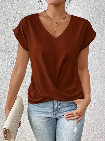 Kvinders T-Shirt Sweetheart Udsnit 100% Bomuld 7