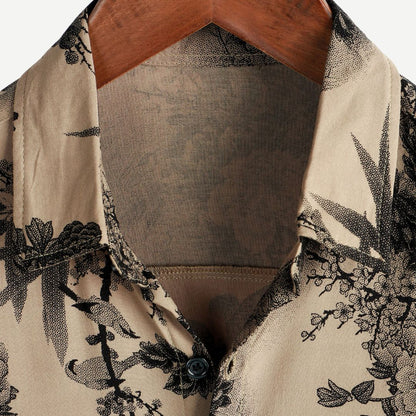 Kvinders T-shirt med Blomsterprint i Letvægtsmateriale 2