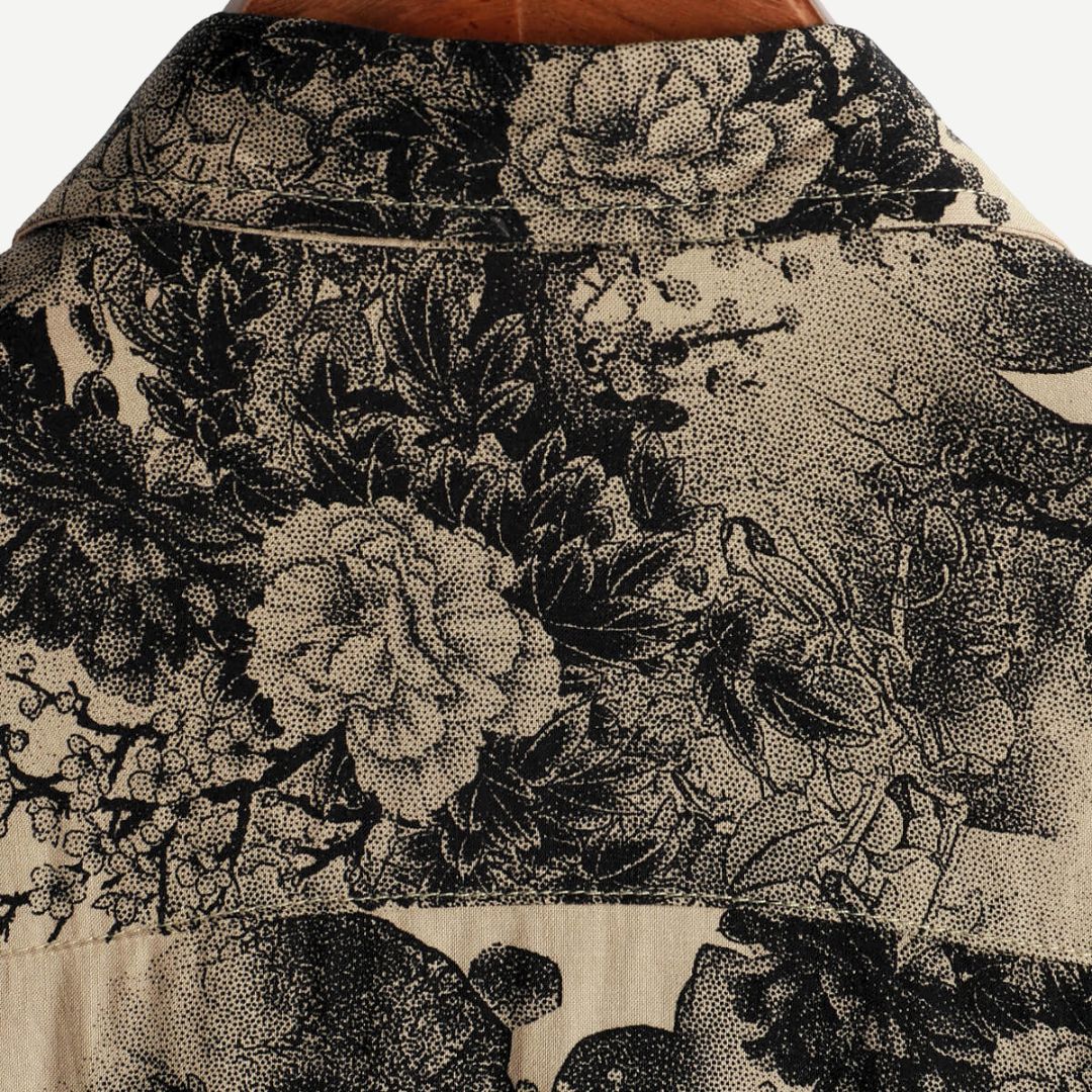 Kvinders T-shirt med Blomsterprint i Letvægtsmateriale 3