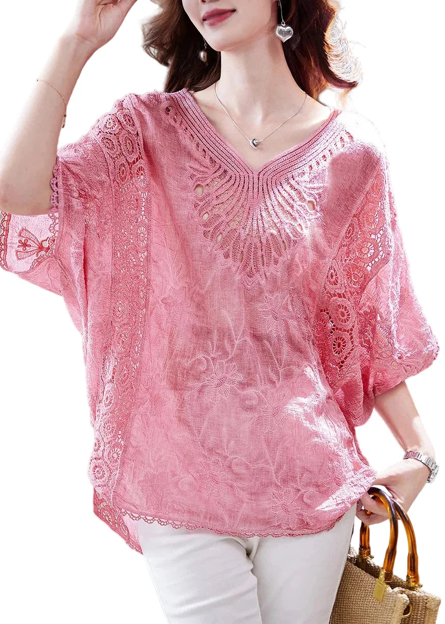 Kvinders Tanktop Oversized Patchwork Design 0