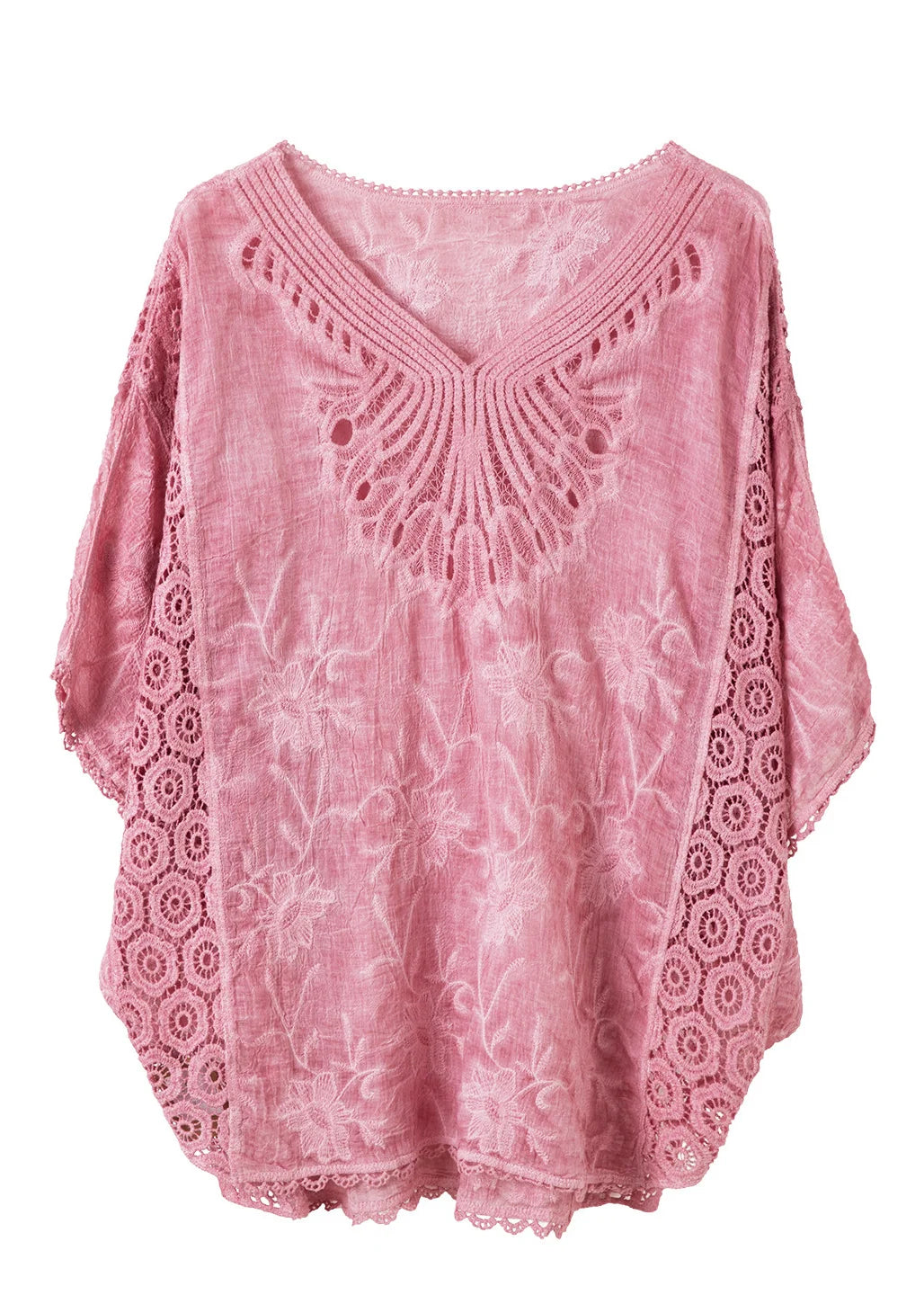 Kvinders Tanktop Oversized Patchwork Design 4