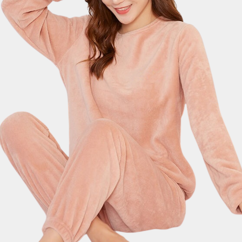 Kvinders To-Delt Loungeoutfit Afslappet Stil 4