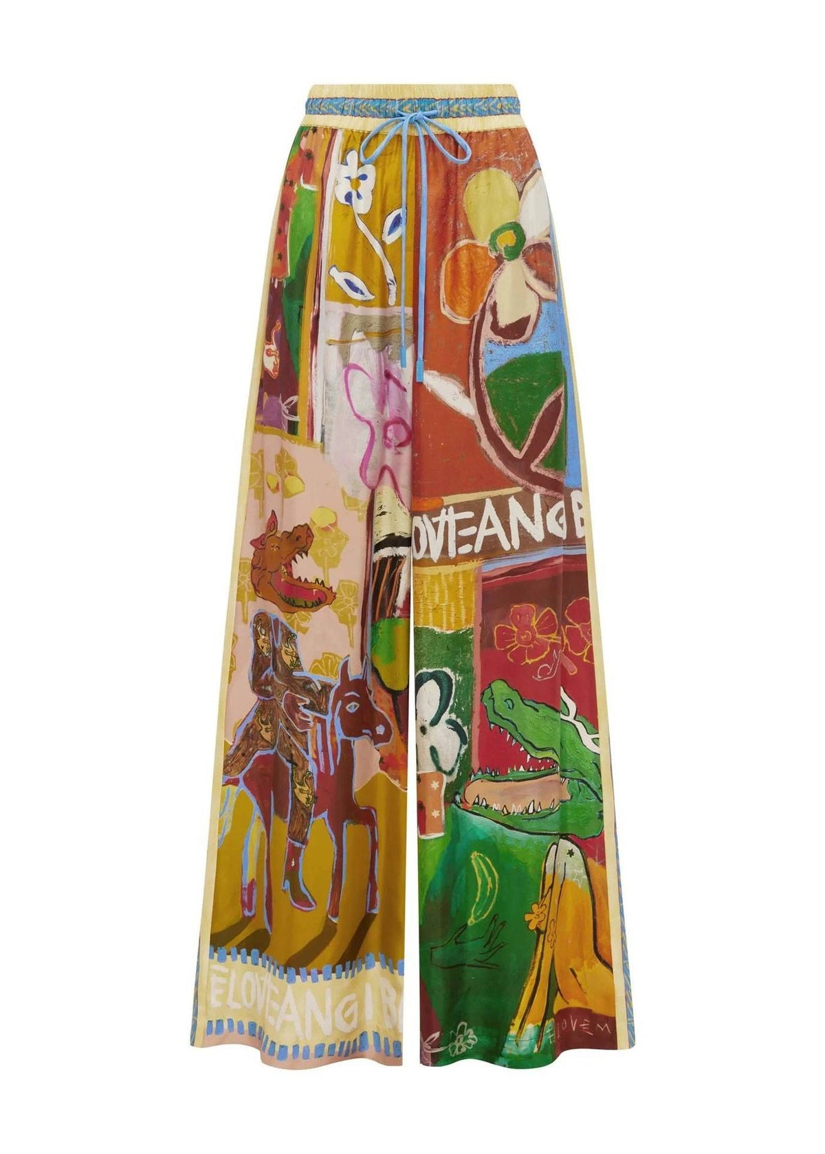 Kvinders To-delt Sæt Oversized Print Efterår 3