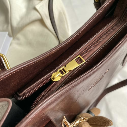 Kvinders Tote Taske med Detachable Kanin Charm 7