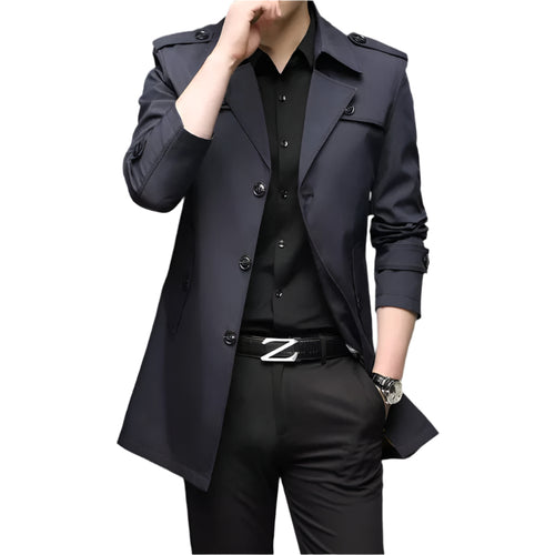 Kvinders Trench Coat Elegant Polyester 0