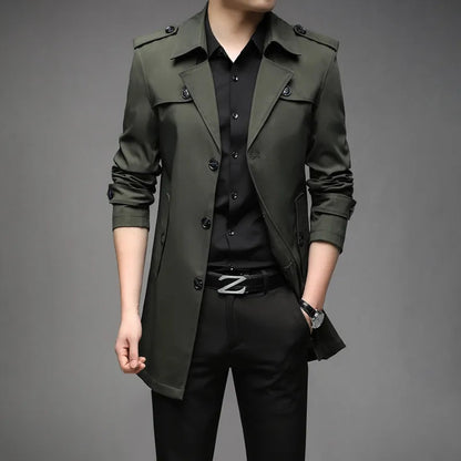 Kvinders Trench Coat Elegant Polyester 1