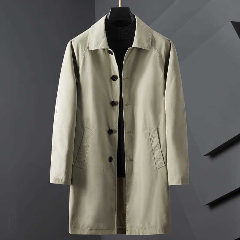 Kvinders Trench Coat Klassisk Stil 1