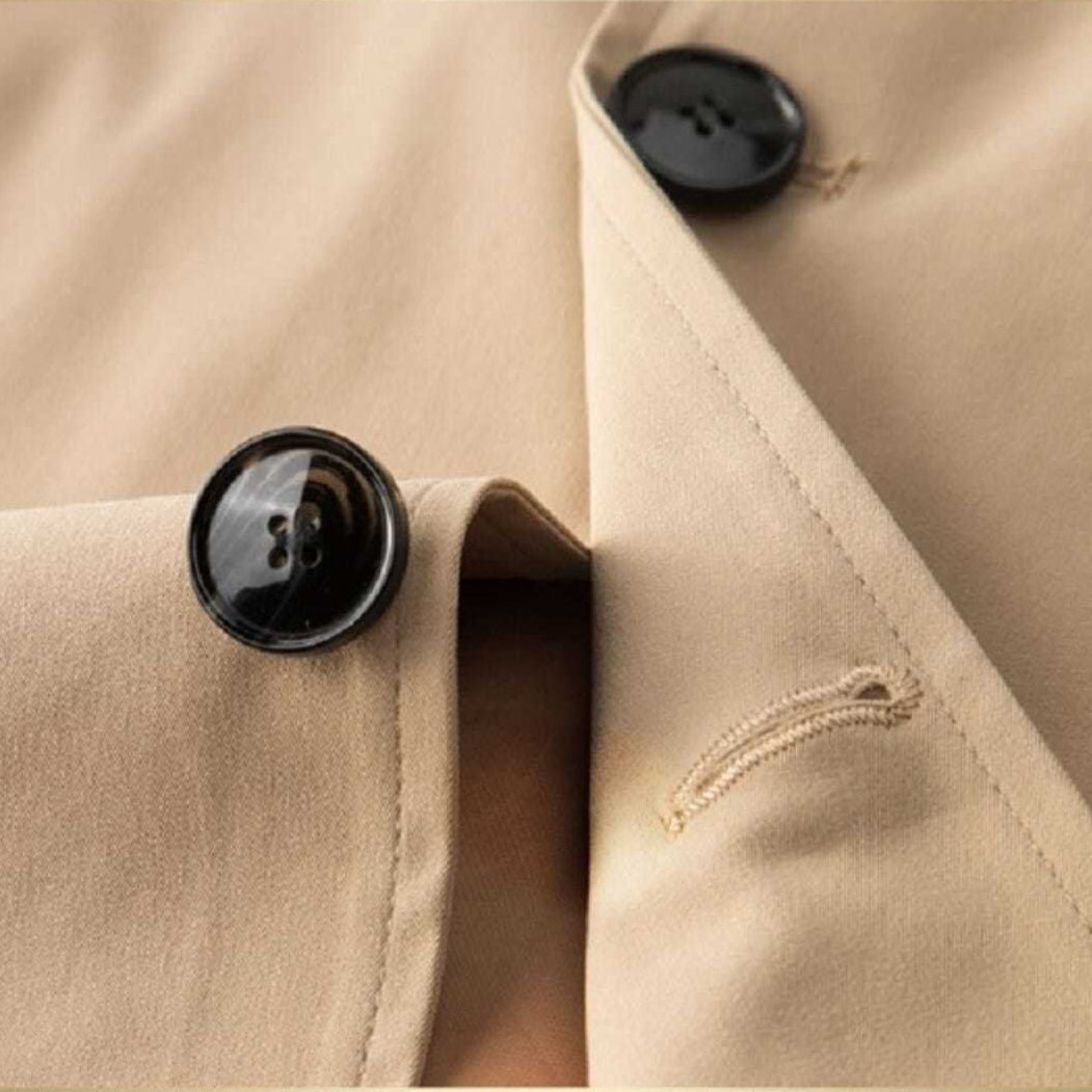 Kvinders Trench Coat Klassisk Stil 3