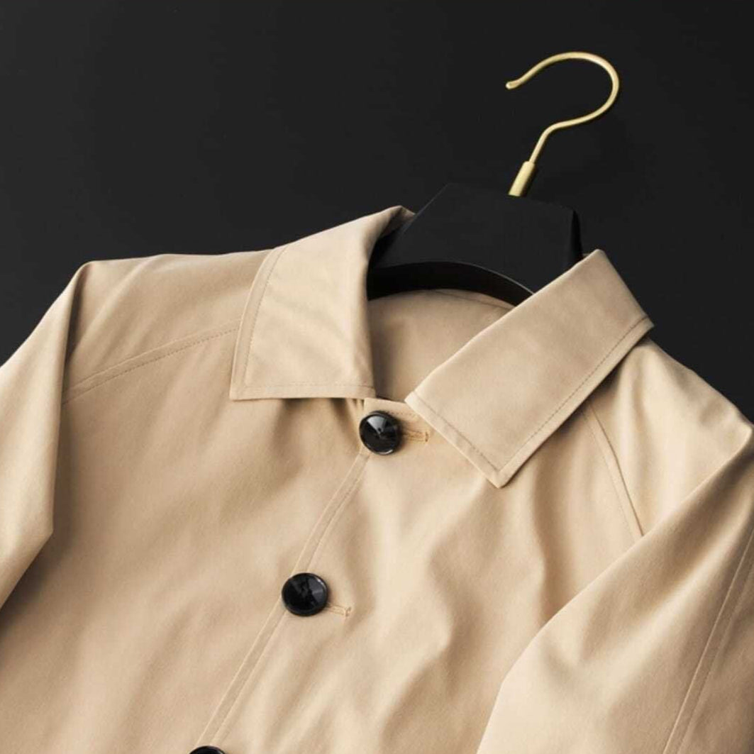 Kvinders Trench Coat Klassisk Stil 4