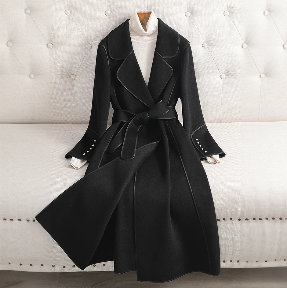 Kvinders Trench Coat Klassisk Stil 5