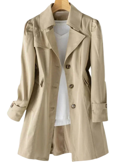 Kvinders Trench Coat Moderne Design 0