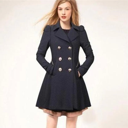 Kvinders Trenchcoat Klassisk Stil 2