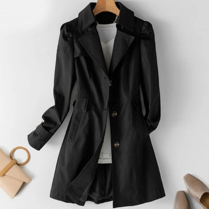 Kvinders Trenchcoat Klassisk Stil 2