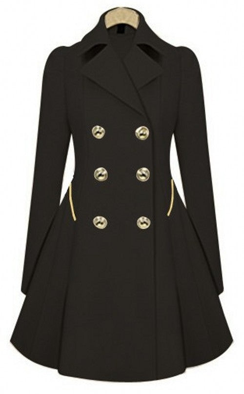 Kvinders Trenchcoat Klassisk Stil 3