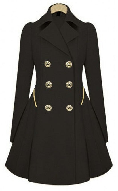 Kvinders Trenchcoat Klassisk Stil 3