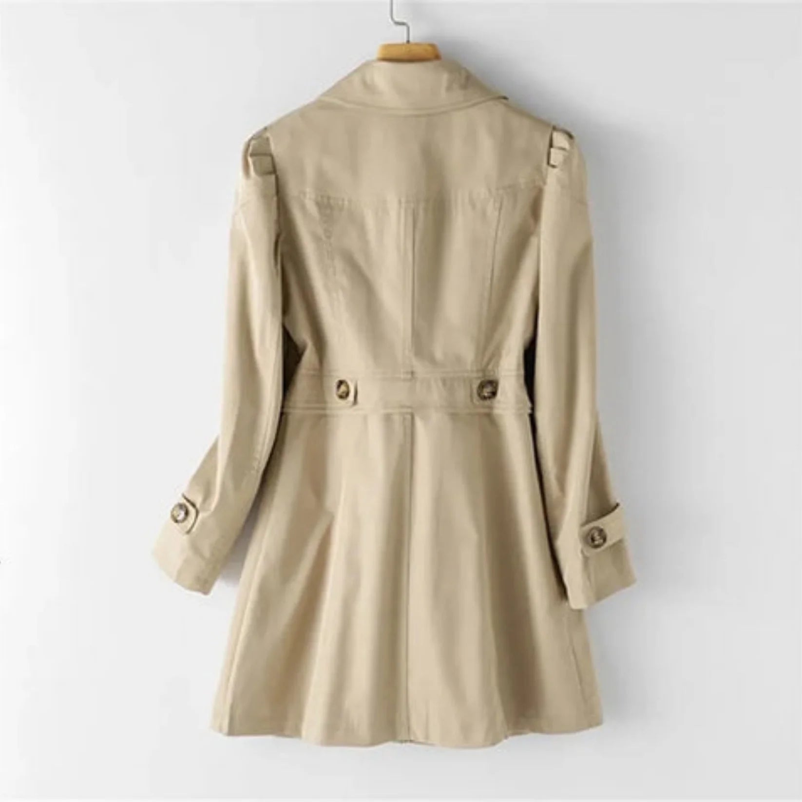 Kvinders Trenchcoat Klassisk Stil 4