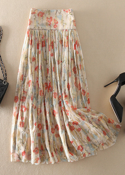 Kvinders Tulle Skirt Med Lynlås Print 1