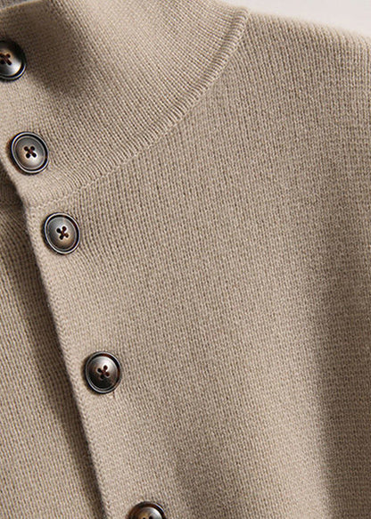 Kvinders Turtleneck Strik Sweater med Knapper 3