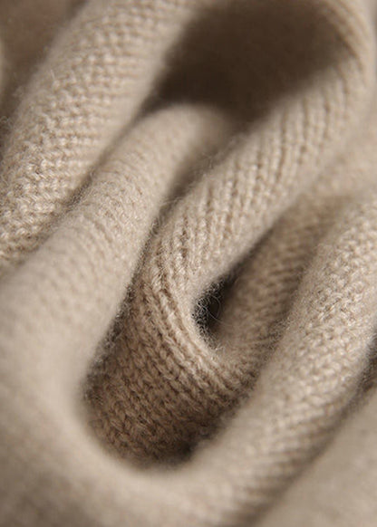 Kvinders Turtleneck Strik Sweater med Knapper 4