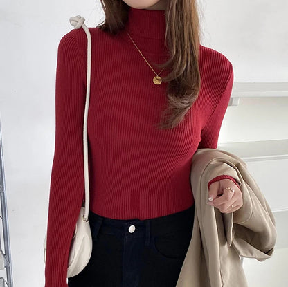 Kvinders Turtleneck Sweater Strikket Cashmere 13