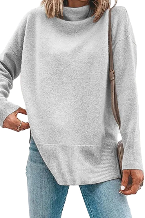 Kvinders Turtleneck Sweater med Drop Shoulder 0