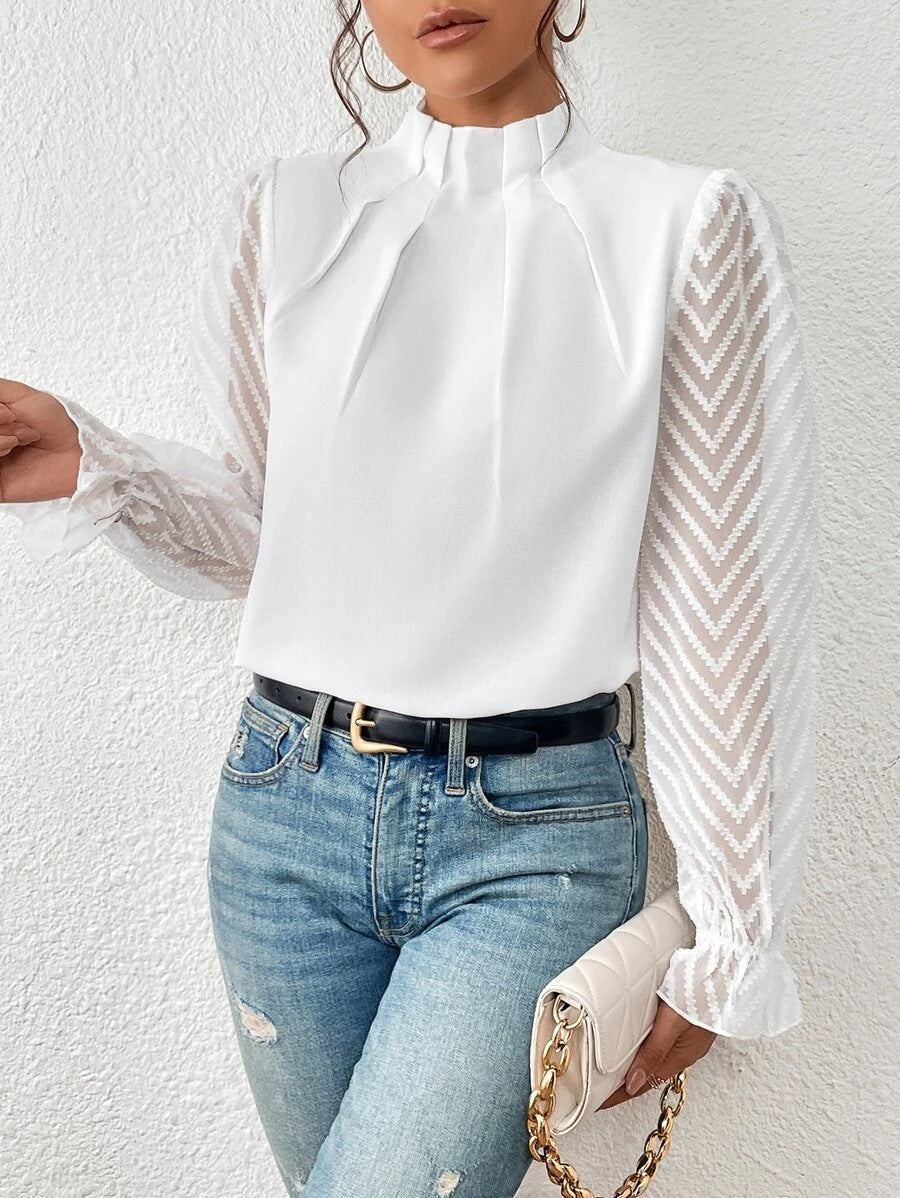 Kvinders Turtleneck Top Afslappet Stil 1