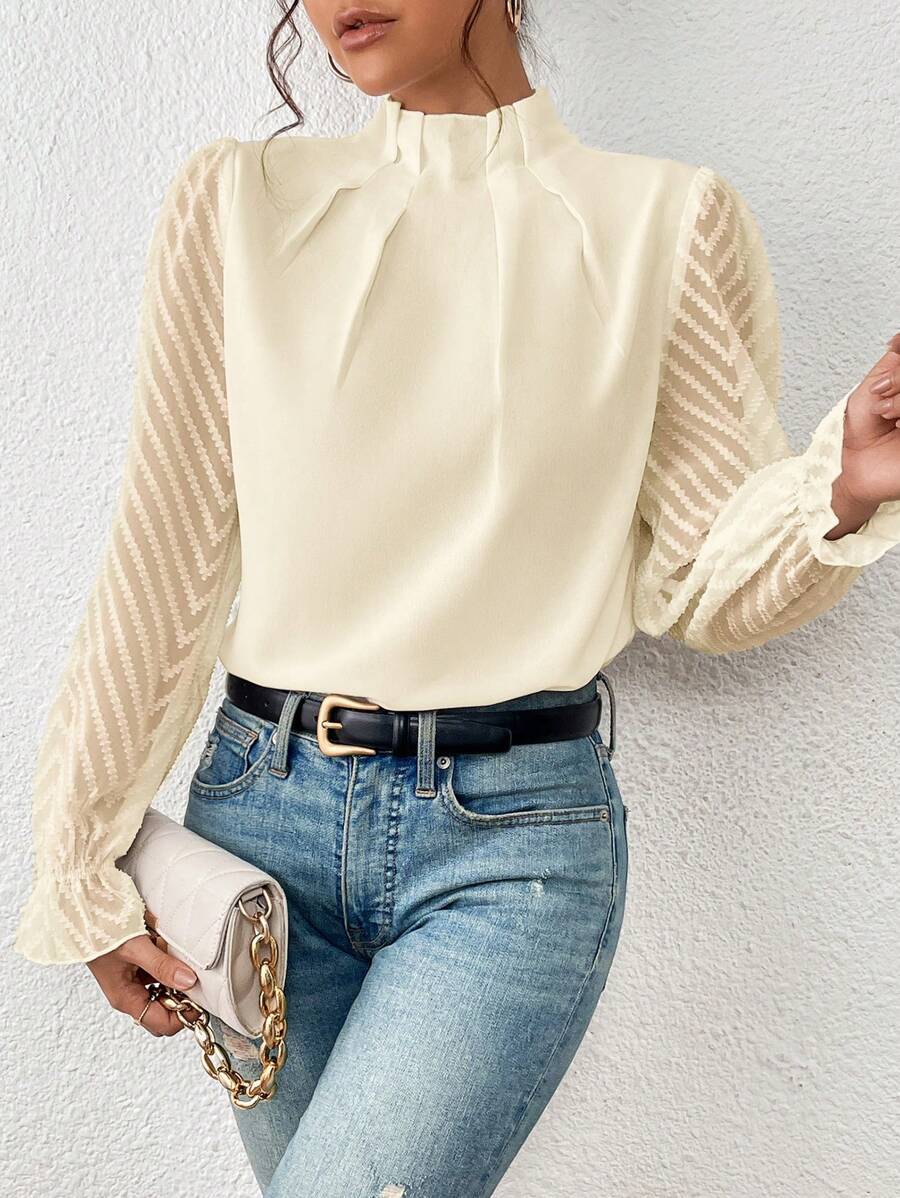 Kvinders Turtleneck Top Afslappet Stil 2
