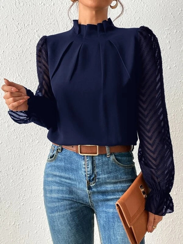 Kvinders Turtleneck Top Afslappet Stil 3