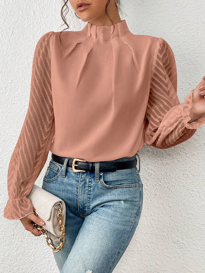 Kvinders Turtleneck Top Afslappet Stil 4