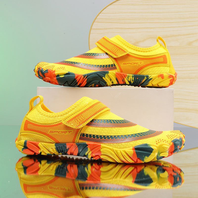 Kvinders Udendørs Sportssko Justerbar Rem Camouflage Design 2