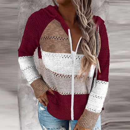 Kvinders V-hals Sweater Løs Pasform Stylish 3
