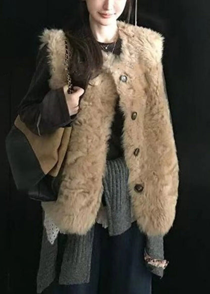 Kvinders Vest Patchwork O-hals Efterårsstil 2