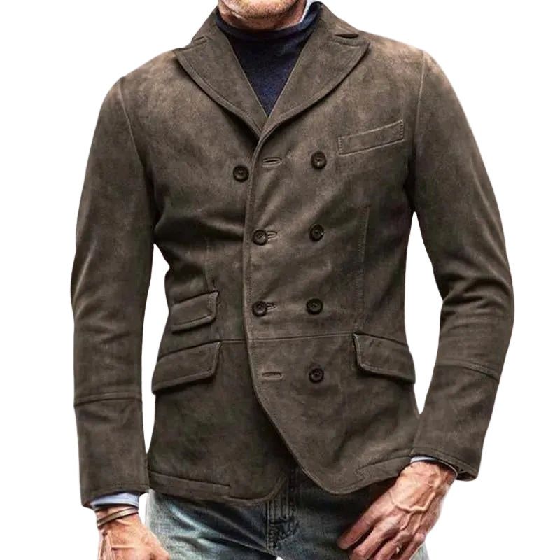 Kvinders Vintage Blazer Med Raffineret Krave 0