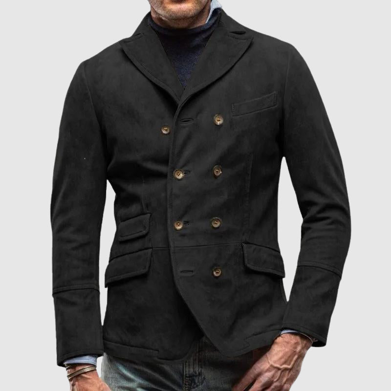Kvinders Vintage Blazer Med Raffineret Krave 1