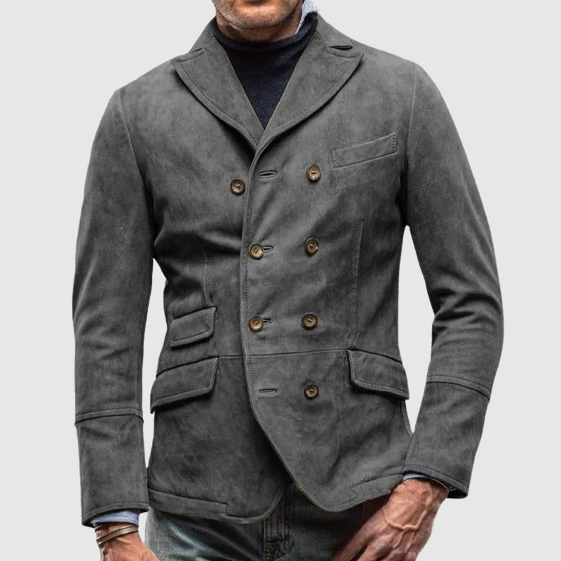 Kvinders Vintage Blazer Med Raffineret Krave 3