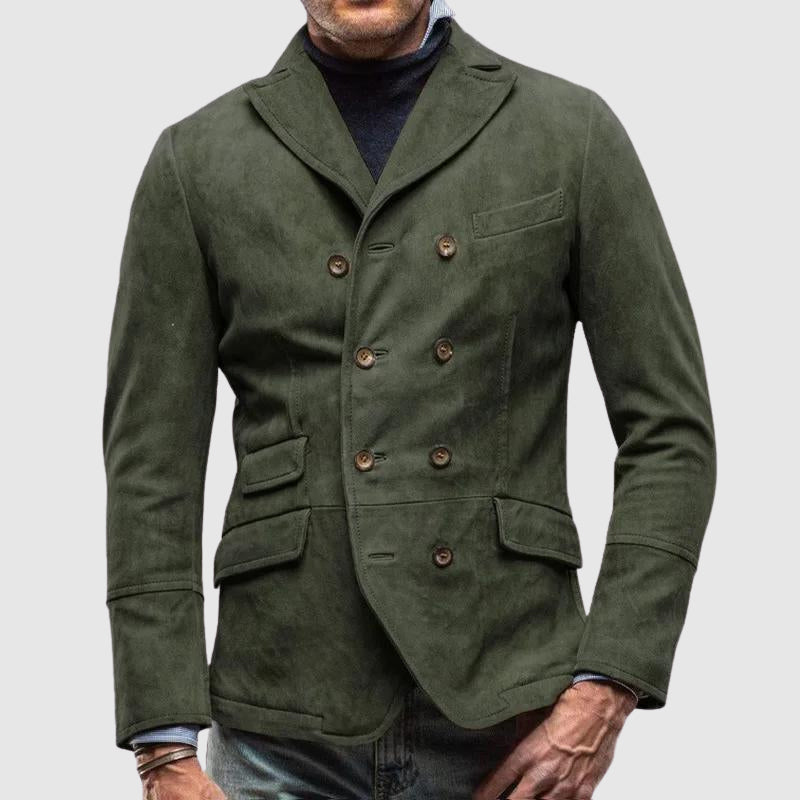 Kvinders Vintage Blazer Med Raffineret Krave 4