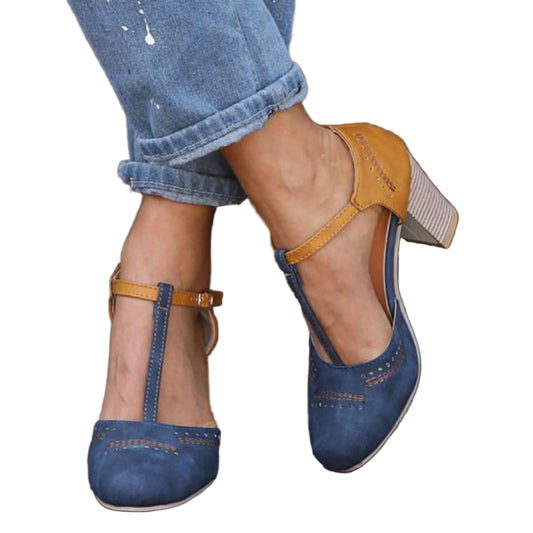 Kvinders Vintage Pumps Lukket Tå 0